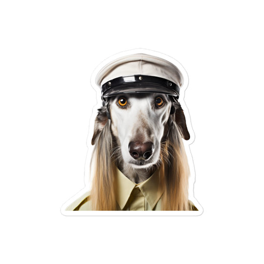 Saluki Transit Operator Sticker - Stickerfy.ai