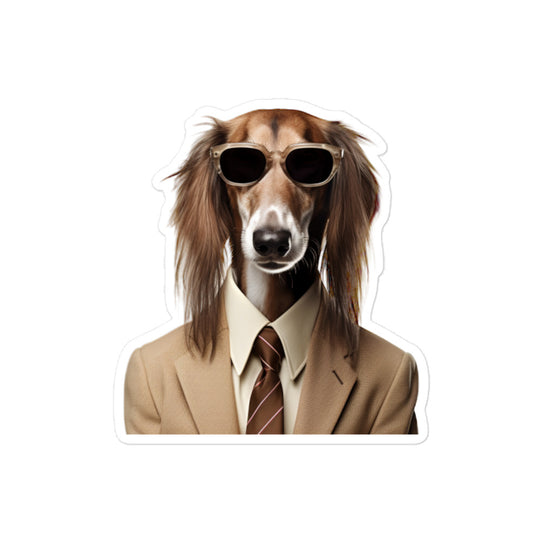 Saluki Sales Consultant Sticker - Stickerfy.ai