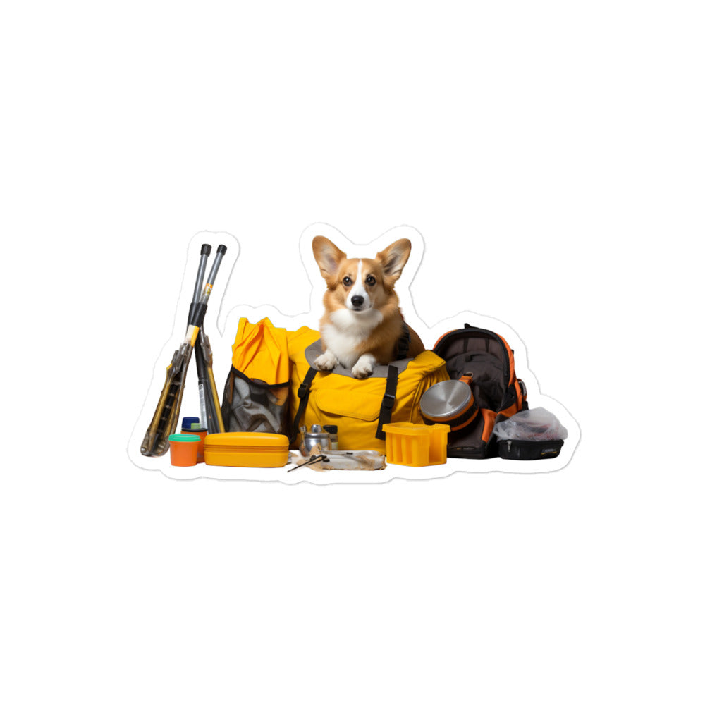 Welsh Corgi Janitor Sticker - Stickerfy.ai