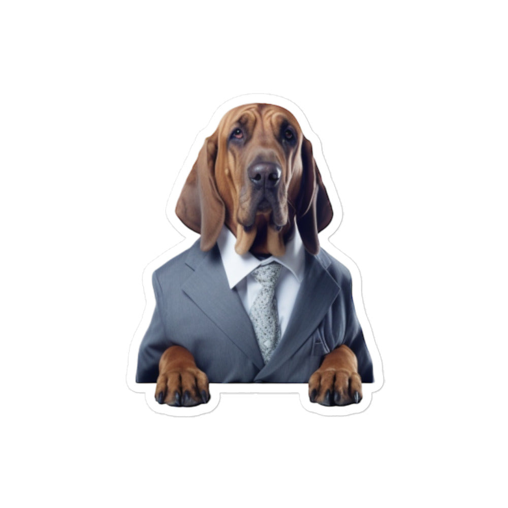 Bloodhound Pharmacist Sticker - Stickerfy.ai