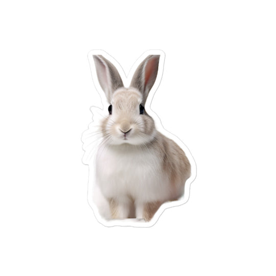 Britannia Petite Knowledgeable Pharmacist Bunny Sticker - Stickerfy.ai