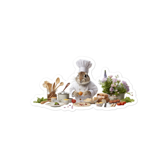 Britannia Petite Chef Bunny Sticker - Stickerfy.ai