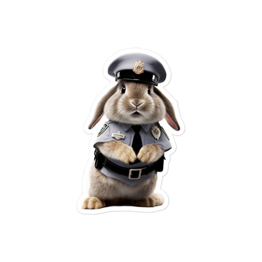 American Security Officer Bunny Sticker - Stickerfy.ai