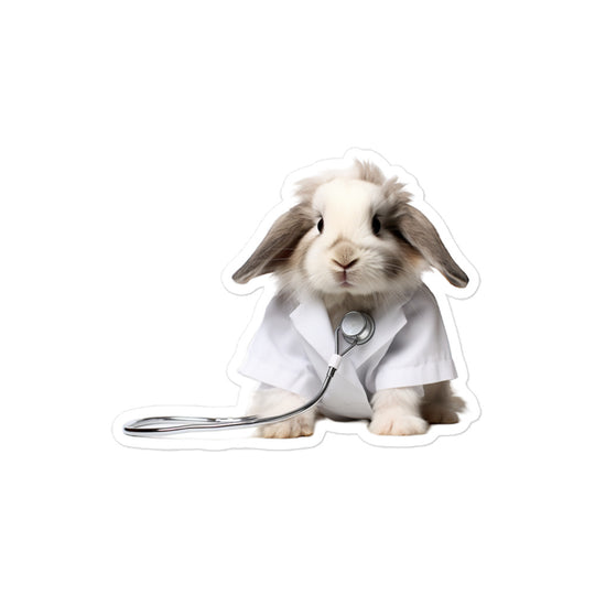 American Fuzzy Lop Compassionate Doctor Bunny Sticker - Stickerfy.ai