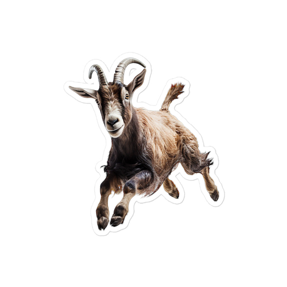 Alpine Goat Sticker - Stickerfy.ai