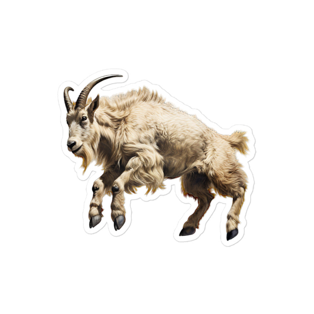 Alpine Goat Sticker - Stickerfy.ai