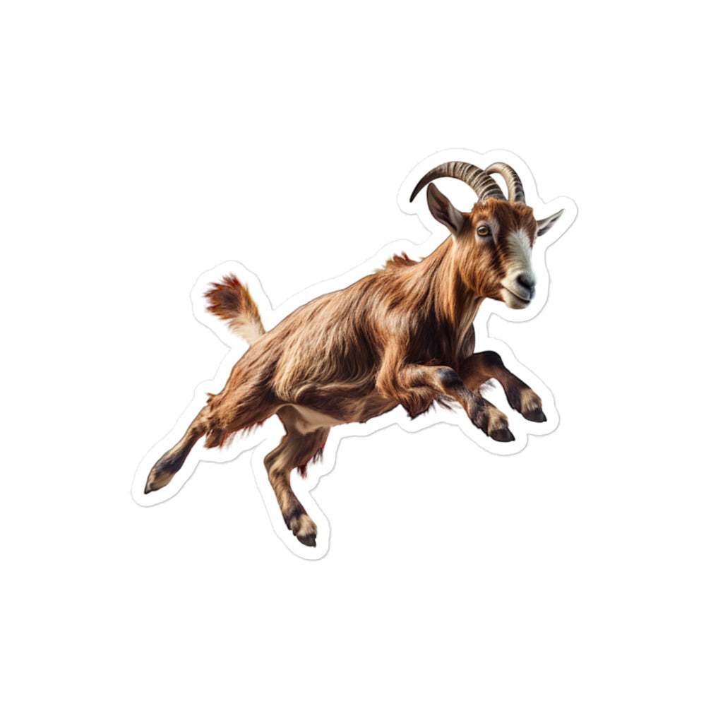 Nubian Goat Sticker - Stickerfy.ai