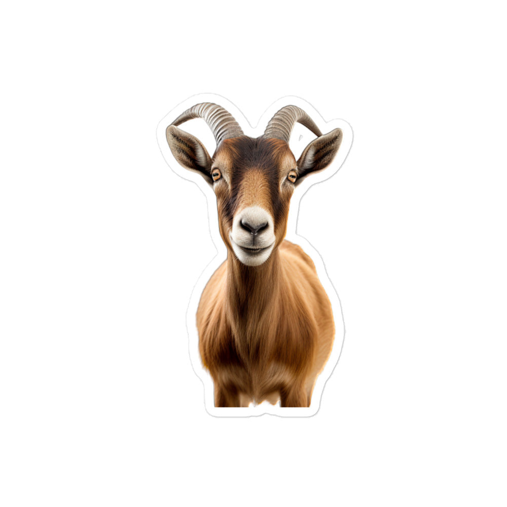 Nubian Goat Sticker - Stickerfy.ai