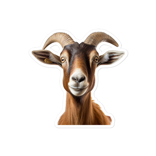 Nubian Goat Sticker - Stickerfy.ai