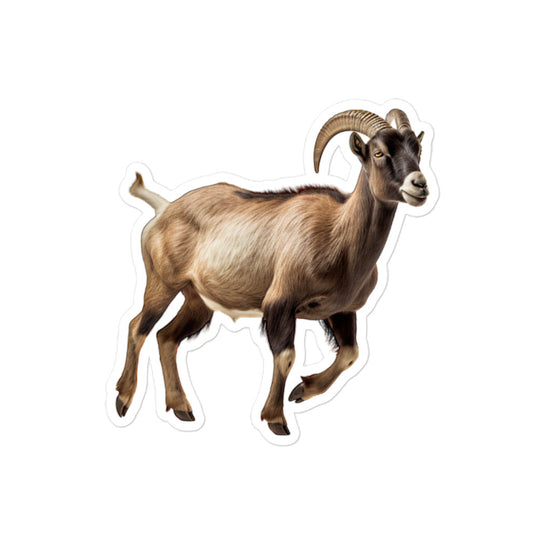 Nubian Goat Sticker - Stickerfy.ai