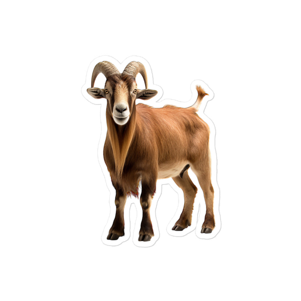 Nubian Goat Sticker - Stickerfy.ai