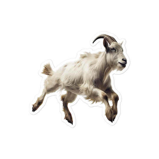 Saanen Goat Sticker - Stickerfy.ai