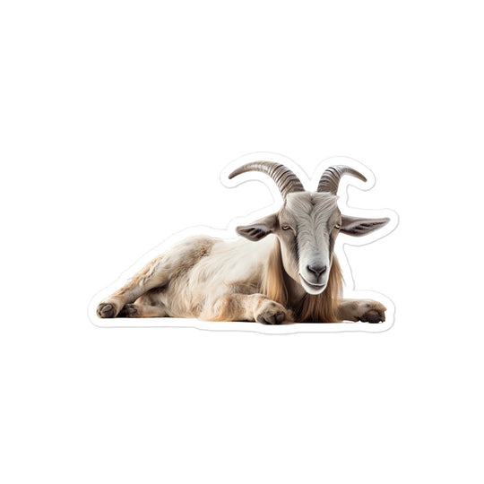 Saanen Goat Sticker - Stickerfy.ai
