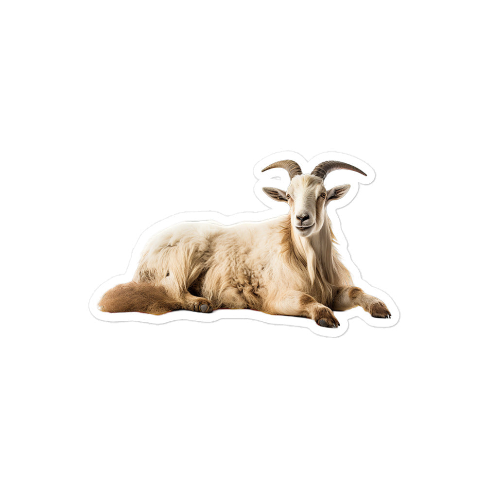 Saanen Goat Sticker - Stickerfy.ai