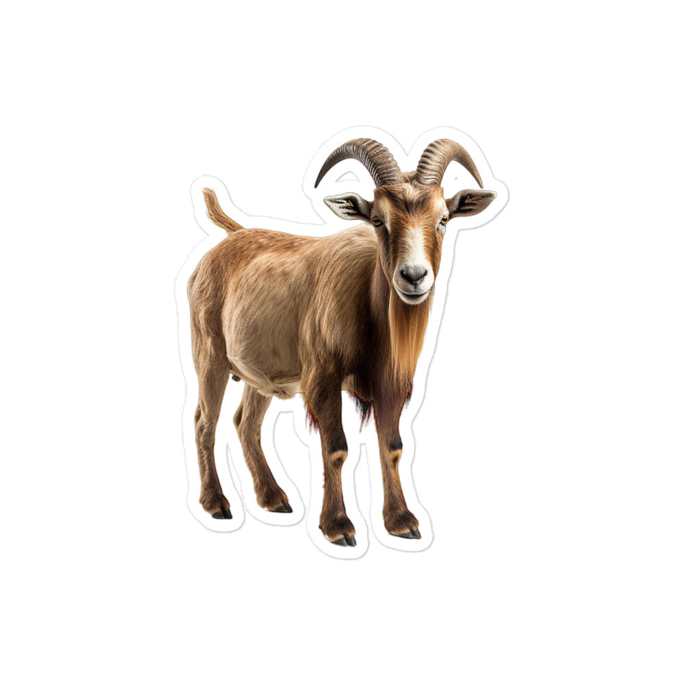 LaMancha Goat Sticker - Stickerfy.ai