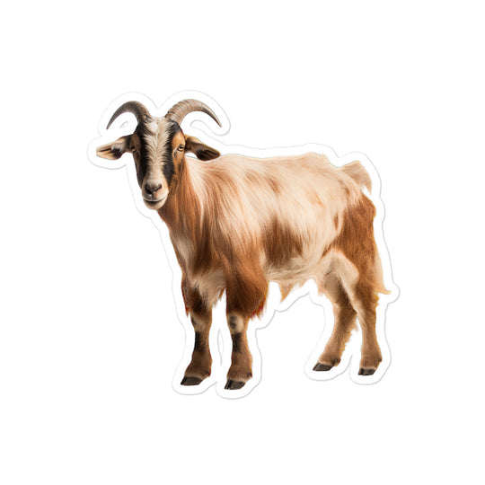 LaMancha Goat Sticker - Stickerfy.ai