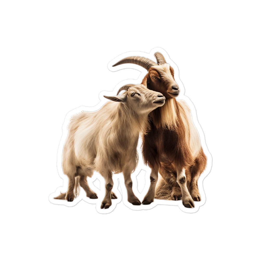 LaMancha Goat Sticker - Stickerfy.ai