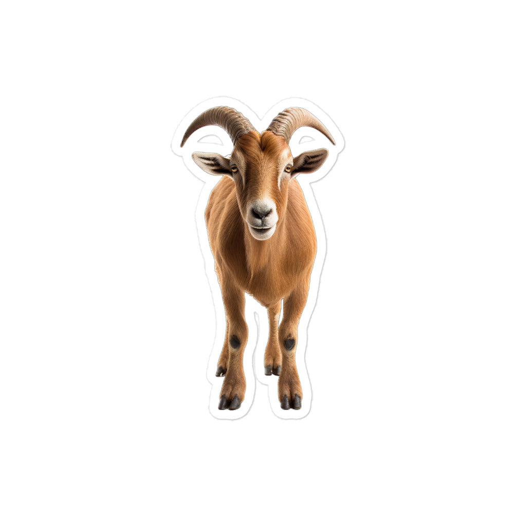 Toggenburg Goat Sticker - Stickerfy.ai