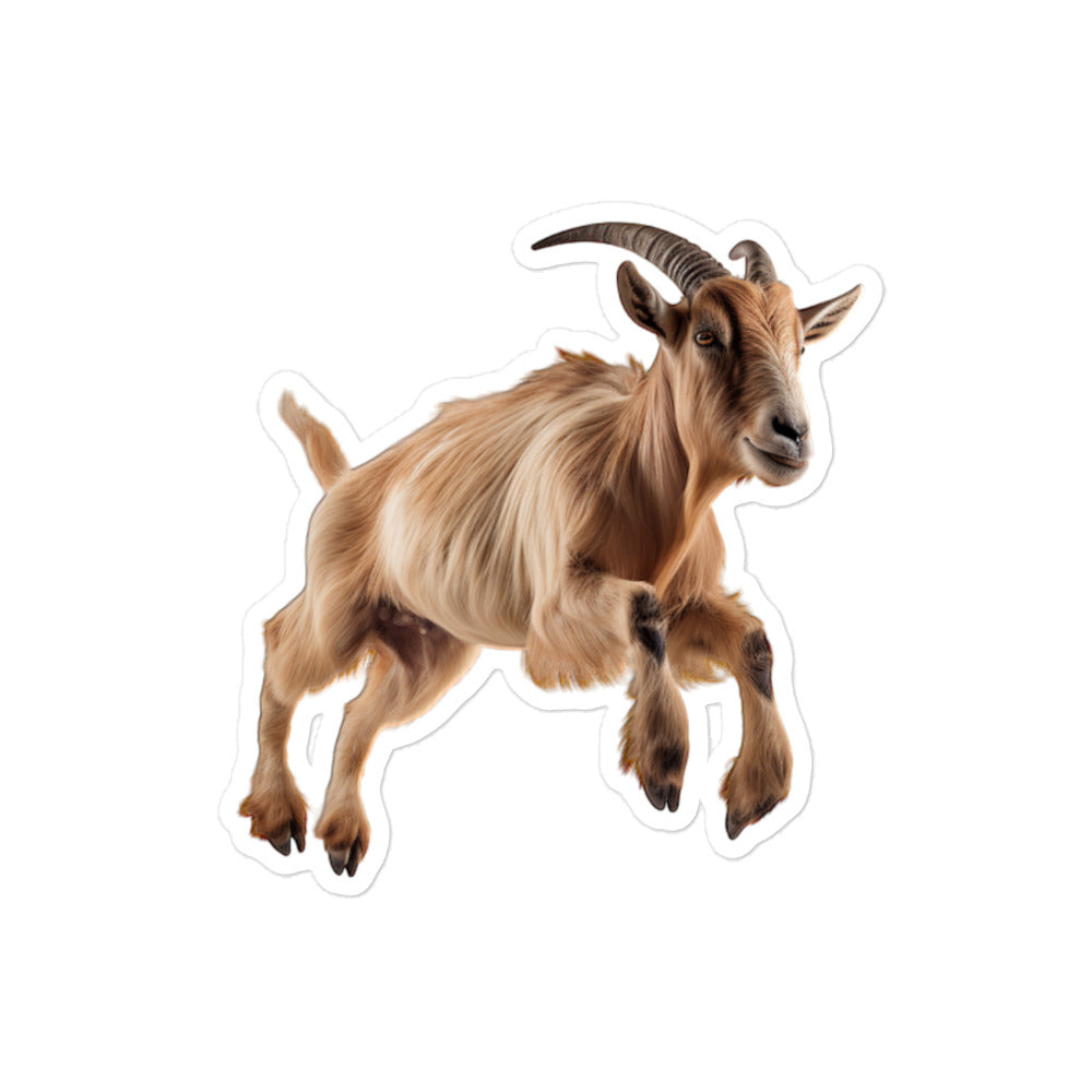 Oberhasli Goat Sticker - Stickerfy.ai
