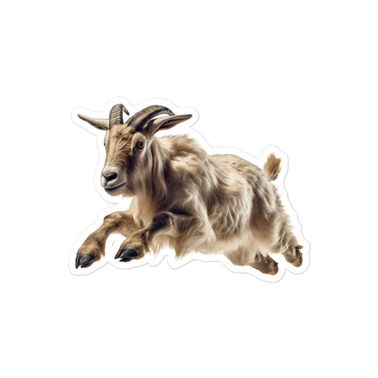 Oberhasli Goat Sticker - Stickerfy.ai