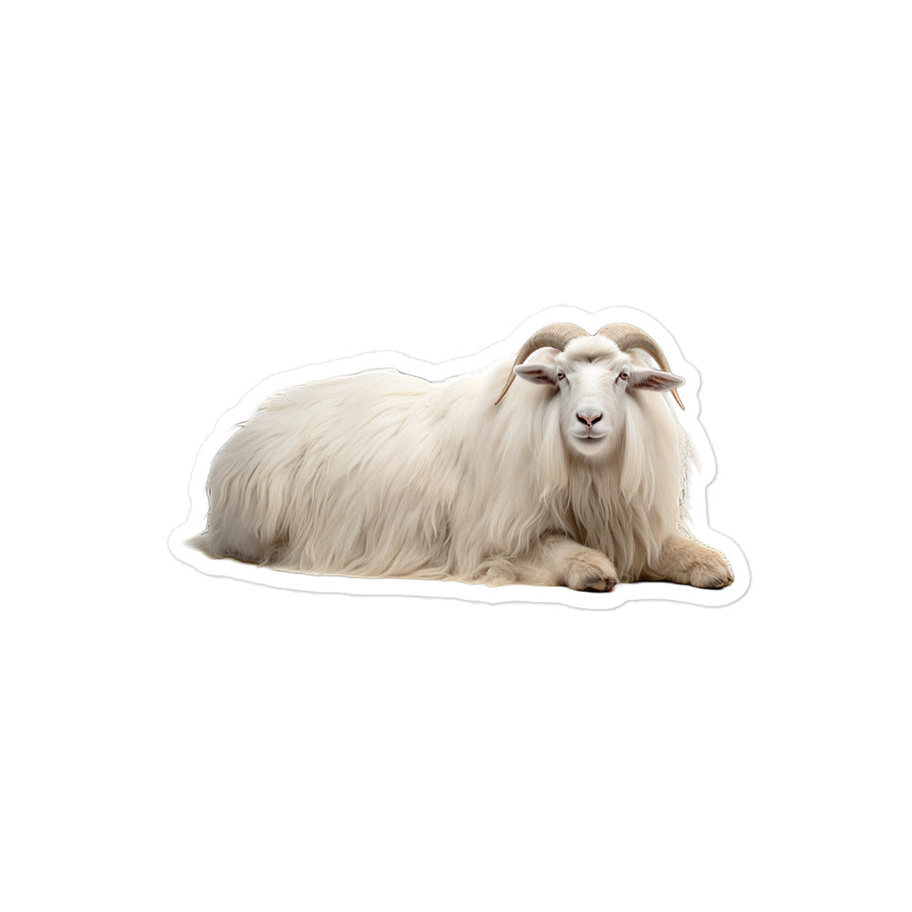 Angora Goat Sticker - Stickerfy.ai