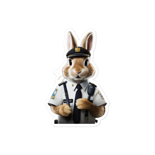 Beveren Transit Operator Bunny Sticker - Stickerfy.ai