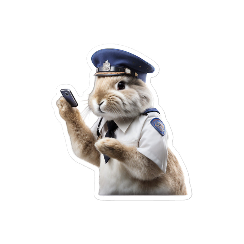 Californian Transit Operator Bunny Sticker - Stickerfy.ai