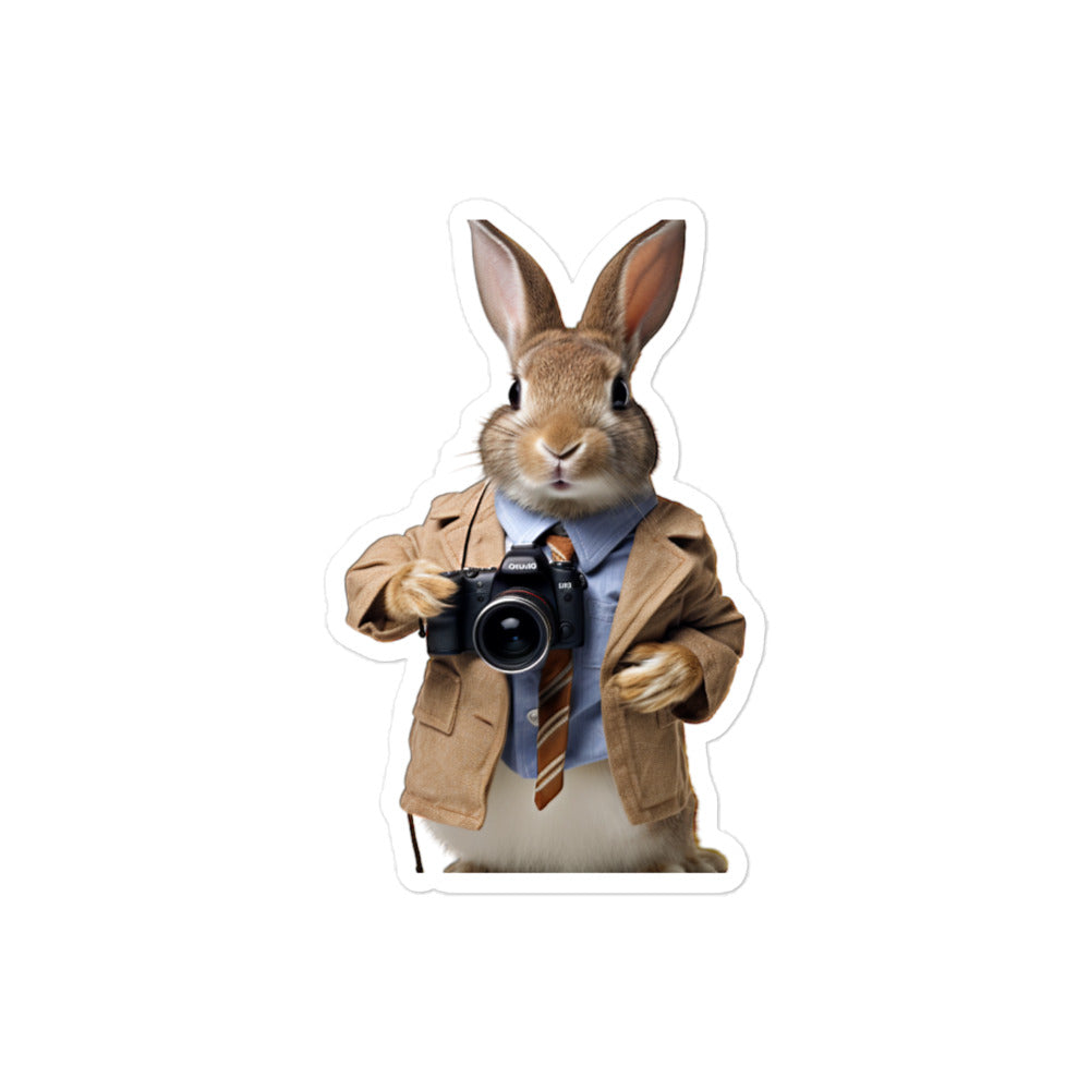 Californian Persuasive Sales Bunny Sticker - Stickerfy.ai