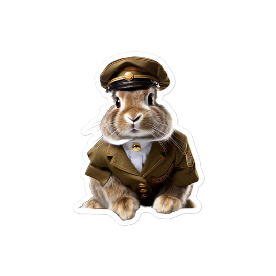 Dutch Transit Operator Bunny Sticker - Stickerfy.ai