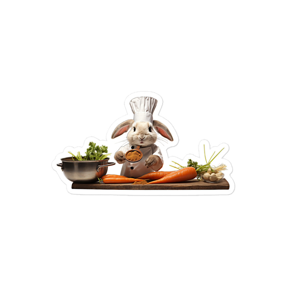 Dutch Chef Bunny Sticker - Stickerfy.ai