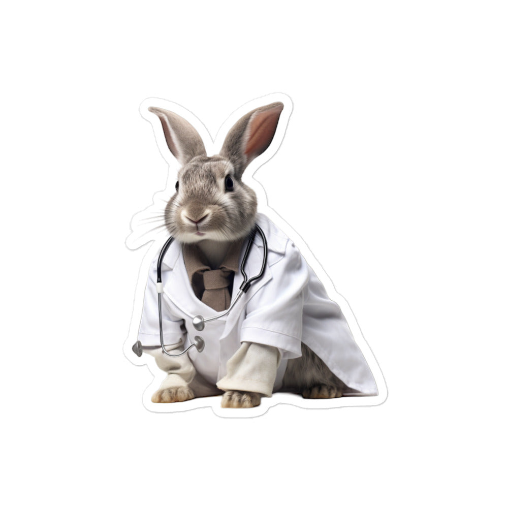 Havana Compassionate Doctor Bunny Sticker - Stickerfy.ai