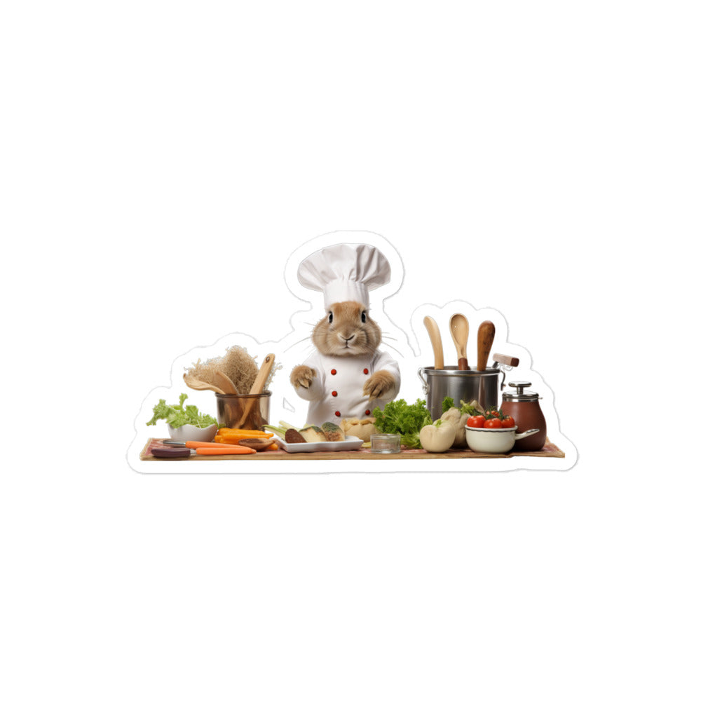 Havana Chef Bunny Sticker - Stickerfy.ai