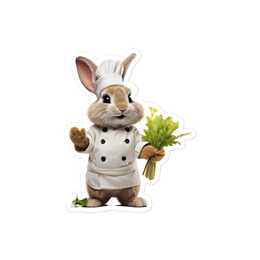 Havana Chef Bunny Sticker - Stickerfy.ai