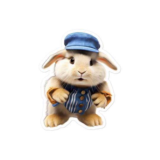 Himalayan Transit Operator Bunny Sticker - Stickerfy.ai