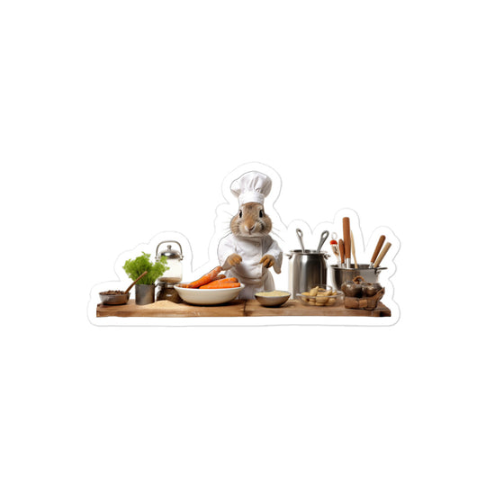 Himalayan Chef Bunny Sticker - Stickerfy.ai
