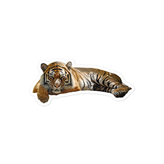 Malayan Tiger Sticker - Stickerfy.ai