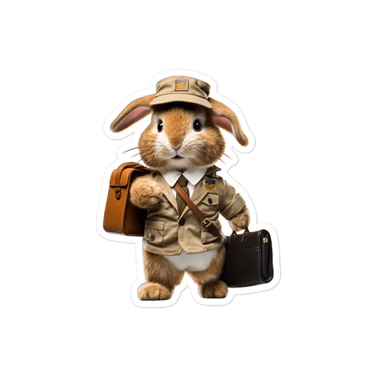 Jersey Wooly Transit Operator Bunny Sticker - Stickerfy.ai