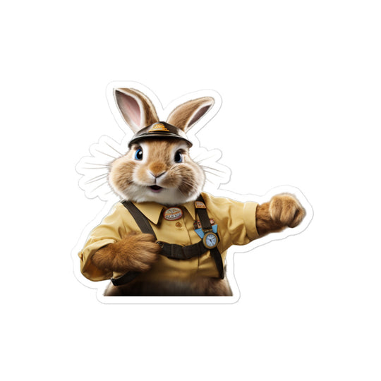 New Zealand Transit Operator Bunny Sticker - Stickerfy.ai