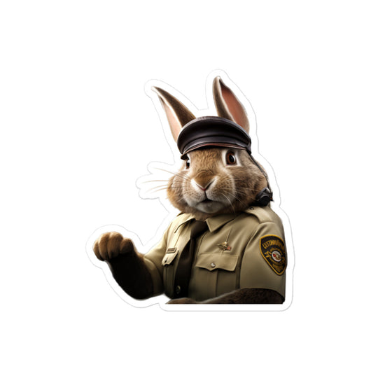 Rhinelander Transit Operator Bunny Sticker - Stickerfy.ai