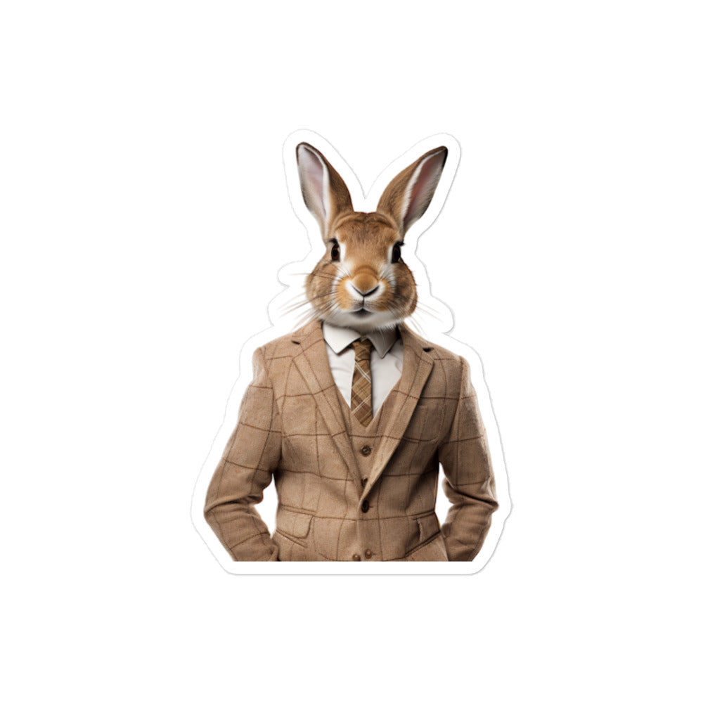 Rhinelander Persuasive Sales Bunny Sticker - Stickerfy.ai