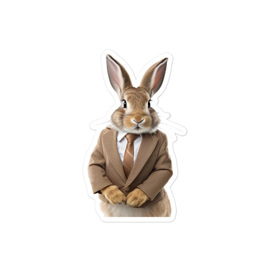 Rhinelander Persuasive Sales Bunny Sticker - Stickerfy.ai