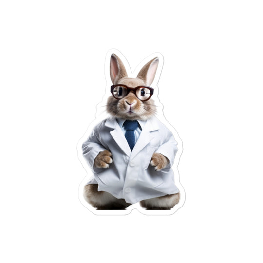 Rhinelander Compassionate Doctor Bunny Sticker - Stickerfy.ai