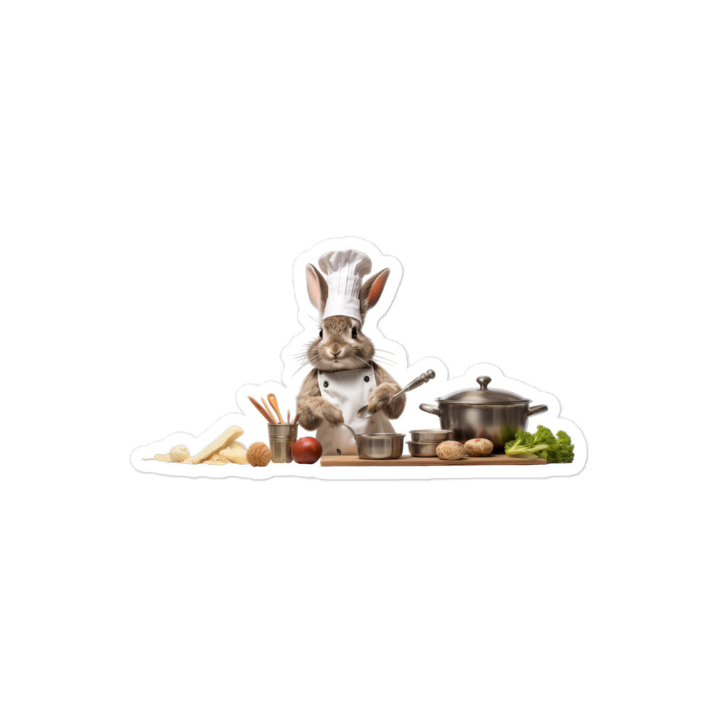 Rhinelander Chef Bunny Sticker - Stickerfy.ai