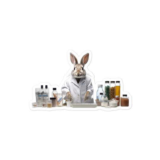 Polish Knowledgeable Pharmacist Bunny Sticker - Stickerfy.ai