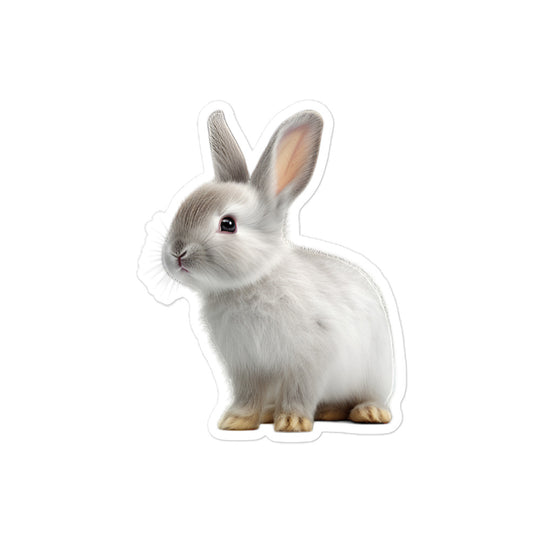 American Bunny Sticker - Stickerfy.ai