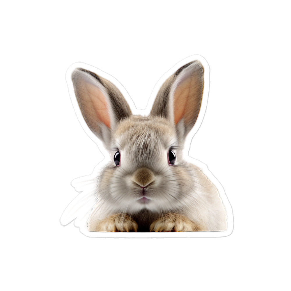 American Bunny Sticker - Stickerfy.ai