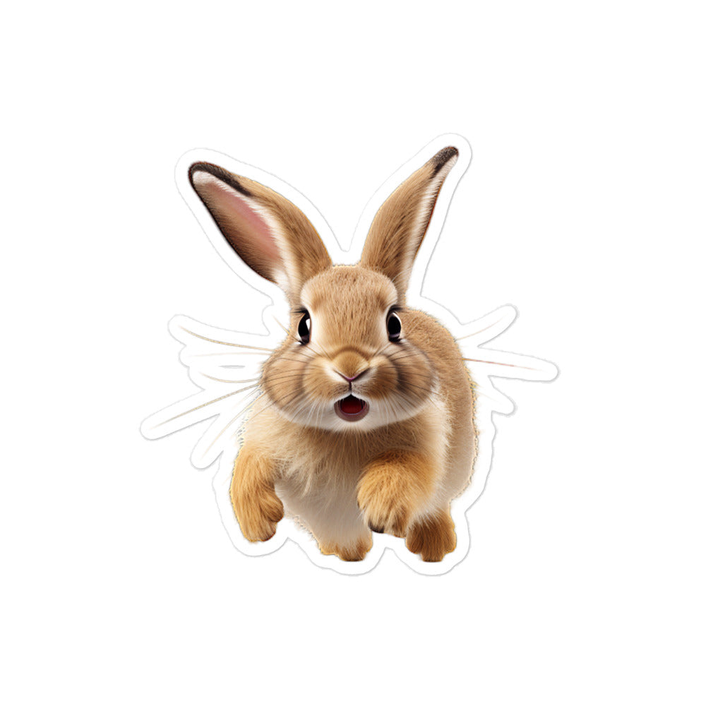 American Bunny Sticker - Stickerfy.ai