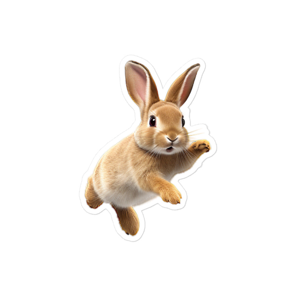 American Bunny Sticker - Stickerfy.ai