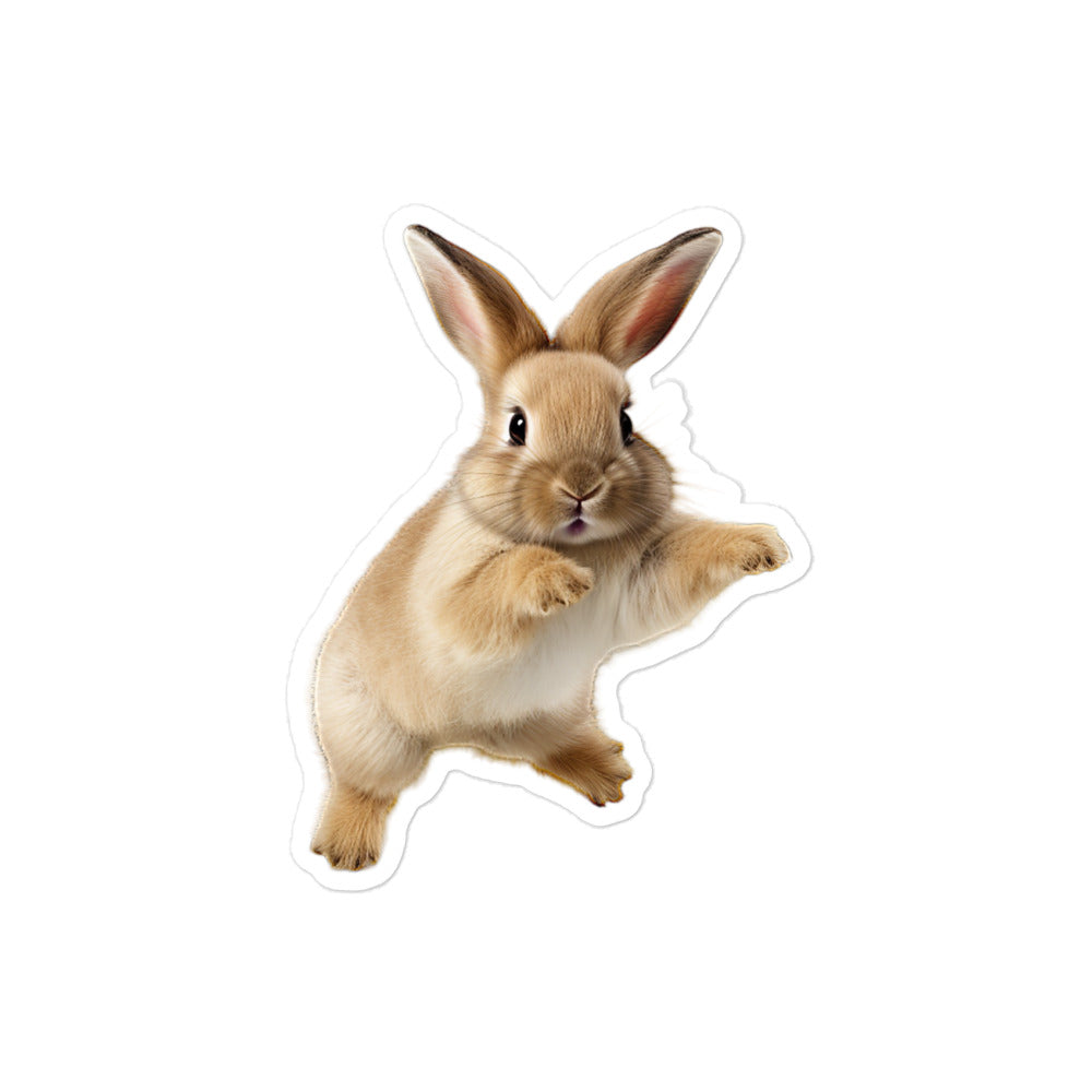 American Bunny Sticker - Stickerfy.ai