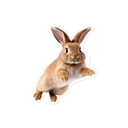 American Bunny Sticker - Stickerfy.ai